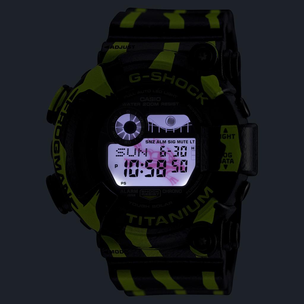 Casio Men's Resin 200M Water Resistant Shock Resistant Alarm Quartz Watch GW-8200TPF-1
