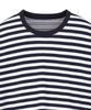 IL CORSO Bold Reversible Striped Long Sleeve T-Shirt Navy
