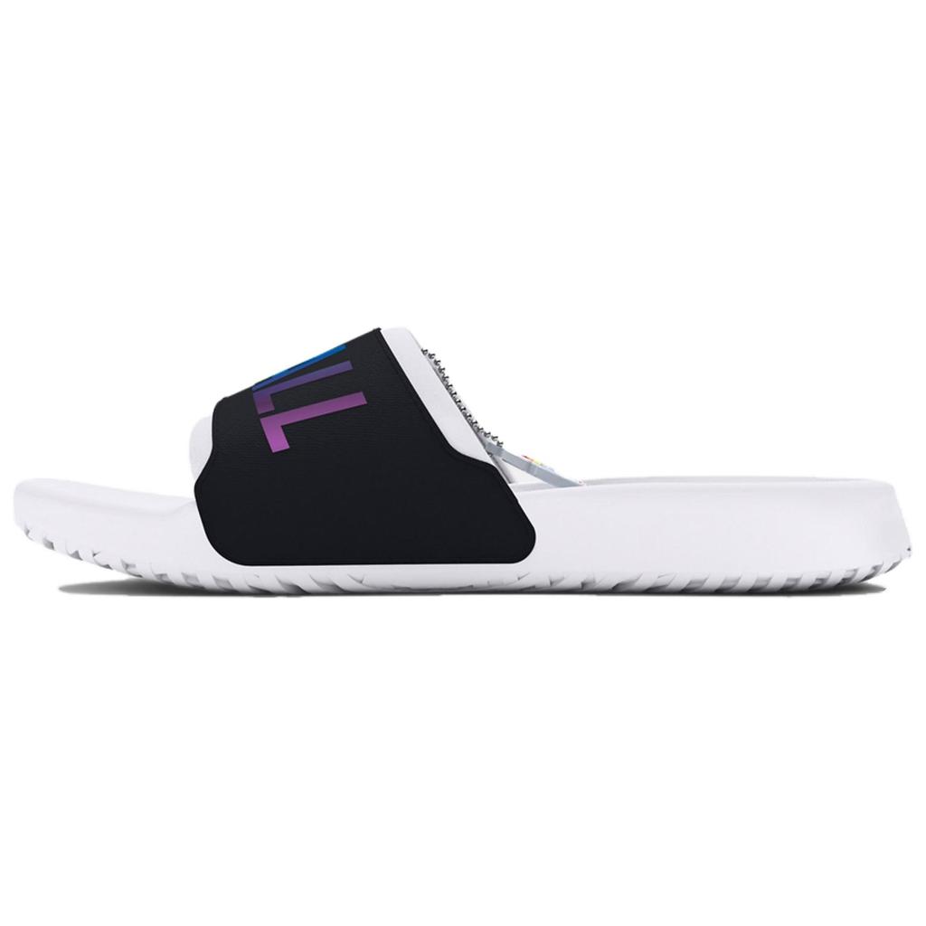 Under Armour Ignite Select Slide Pride Unisex Sneakers Black White 3027254-001
