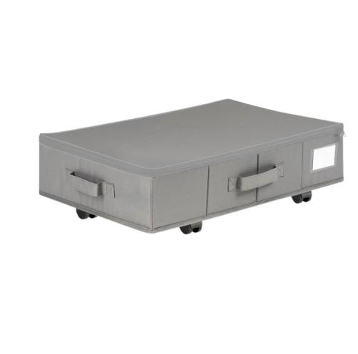 Foldable Design Under Bed Storage Smooth Gliding Wheels серый