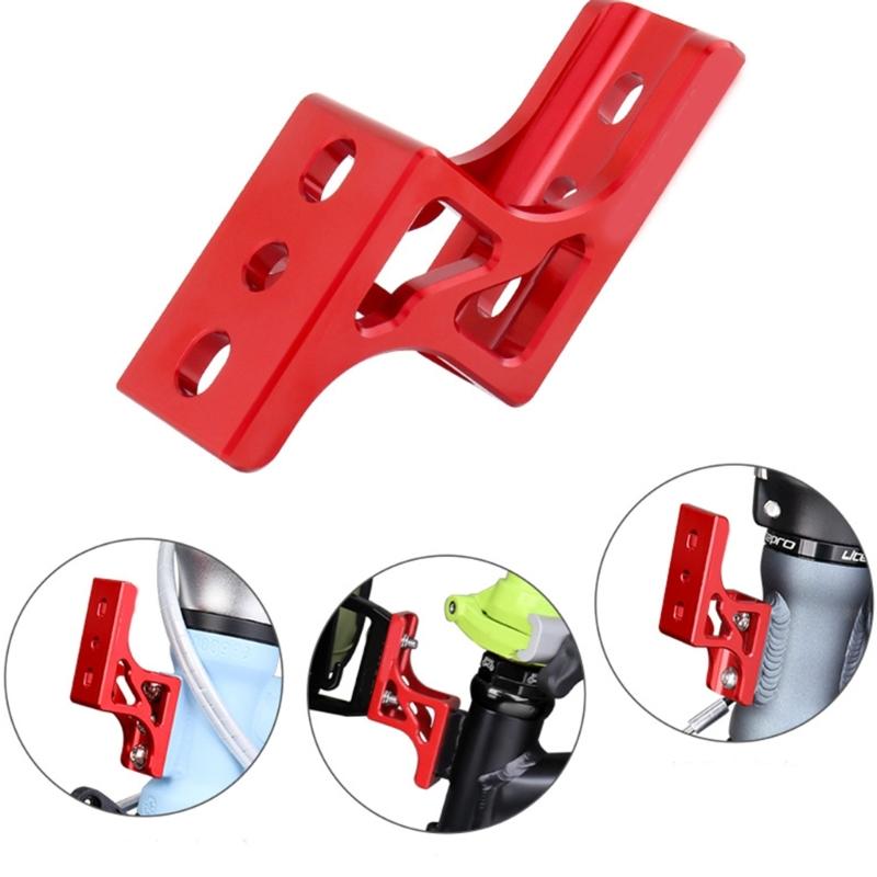 Folding Bike Bag Brackets Light Conversions Seats Nose Light Converter Raised Mount Bike Bag Holder Adapter Enduring