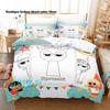 Sprunki Bedding Set Single Twin Full Queen King Size Bed Set Adult Kid Bedroom Duvetcover Sets Anime parure de lit Bed
