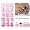 Matte Square 150PCS Toe Nail Tips for Durable and Stylish DIY Pedicures