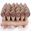 1 Set Confetti Tray 24 Holes Easy To Install Environmentally Friendly Reusable Multipurpose Wedding Decoration Kraft Paper Petal Confetti Cone Holder