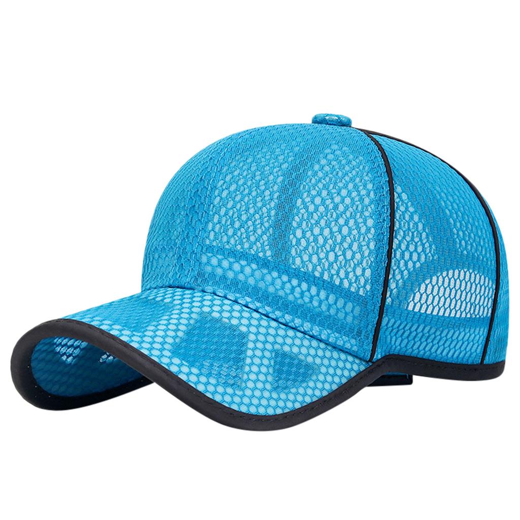 Uomo Donna Cappellino da Baseball Estivo Completamente in Rete Asciugatura Rapida Raffreddante Protezione Solare Escursionismo Golf Corsa Regolabile Snapback Cappello gorras