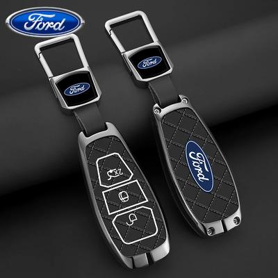 Car Sticker Ford Car Smart Remote Key Case Cover Shell Holder for Ford Focus 3 4 ST Fiesta Fusion Kuga Ecosport C-Max S-Max Gala