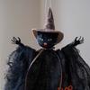 Pumpkin/Black Cat Halloween Pendant Ghost/Witches Halloween Ornament  Halloween Party Hanging
