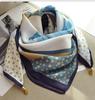 Chic Autumn/Winter Silk Scarf with Magnetic Golden Ball Clasp – Korean Style Neck Warmer