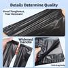 Heavy Duty Black Veststyle Garbage Bags Plastic Trash Bags New Garbage Bag  Commercial Cleaning
