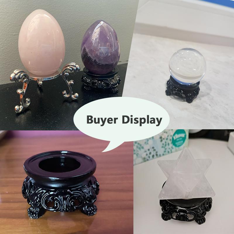 Sphere Support Retro Crystal Ball Stand Branch Base Miniature Sphere Stone Decor Holder Display Stand Collection Home Decoration