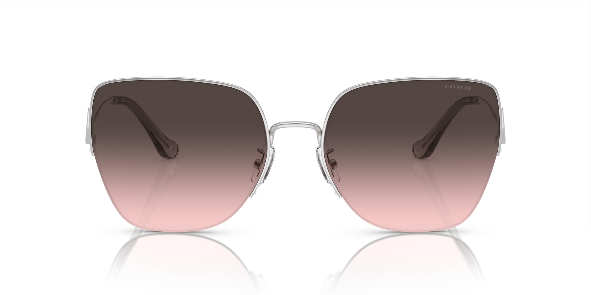 

Coach Sunglasses HC7156D CL904 SHINY SILVER 60 Women s