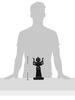 Seto Togei Ashura Statue Prayer Beads (Black) Extra Large S14-316