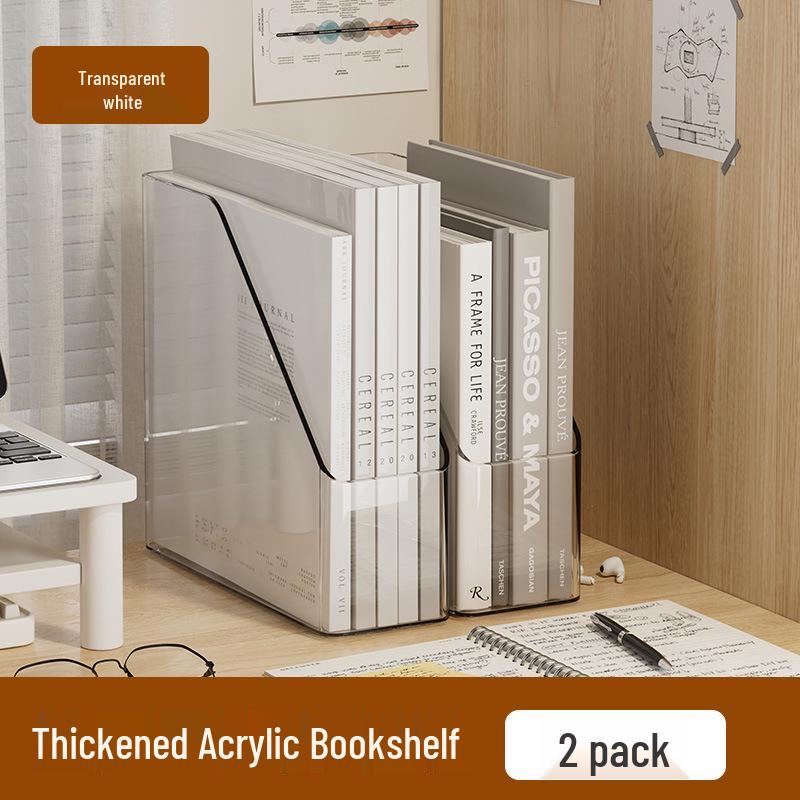 

Акриловый прозрачный органайзер для стола: Настольный ящик для хранения офисных и студенческих принадлежностей 22*22*8cm