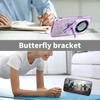 KADEM Case For Honor X40 5G/X9a 5G/Magic5 Lite 5G Dragonfly Kickstand TPU Flowers Glitter Phone Cover