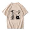 Chainsaw Unisex T Shirt Unisex EU Unisexga Cartoon Pochita Tshirt Japanese Anime Makima Harajuku Graphic Tees Clothing Tops Tshirt