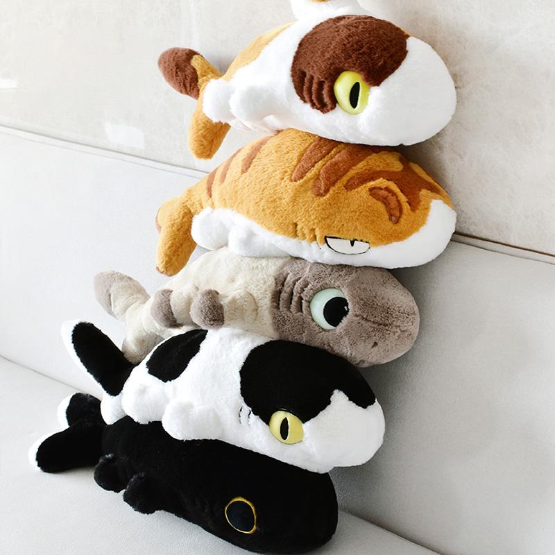 New 50Cm Sharkitty Original Plush Toys Peripheral Shark Cat Combine Plush Toys Xmas Birthday Christmas Gift Anime Toy