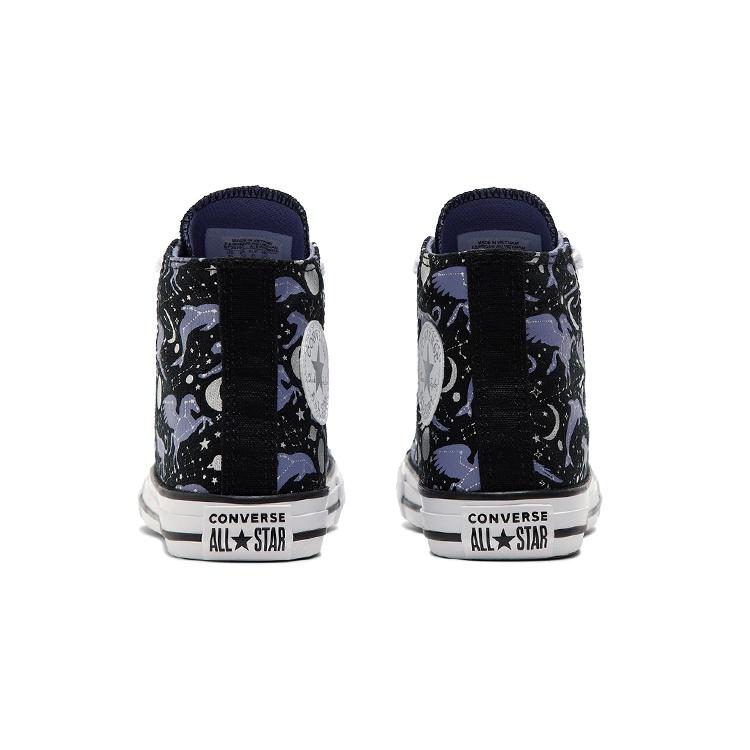Converse Chuck Taylor All Star 'Black Light Purple' Kids' 672370C