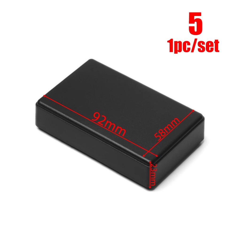 1/2pcs Waterproof Black Housing Instrument Case ABS Plastic Project Box Storage Case Enclosure Boxes Electronic Supplies