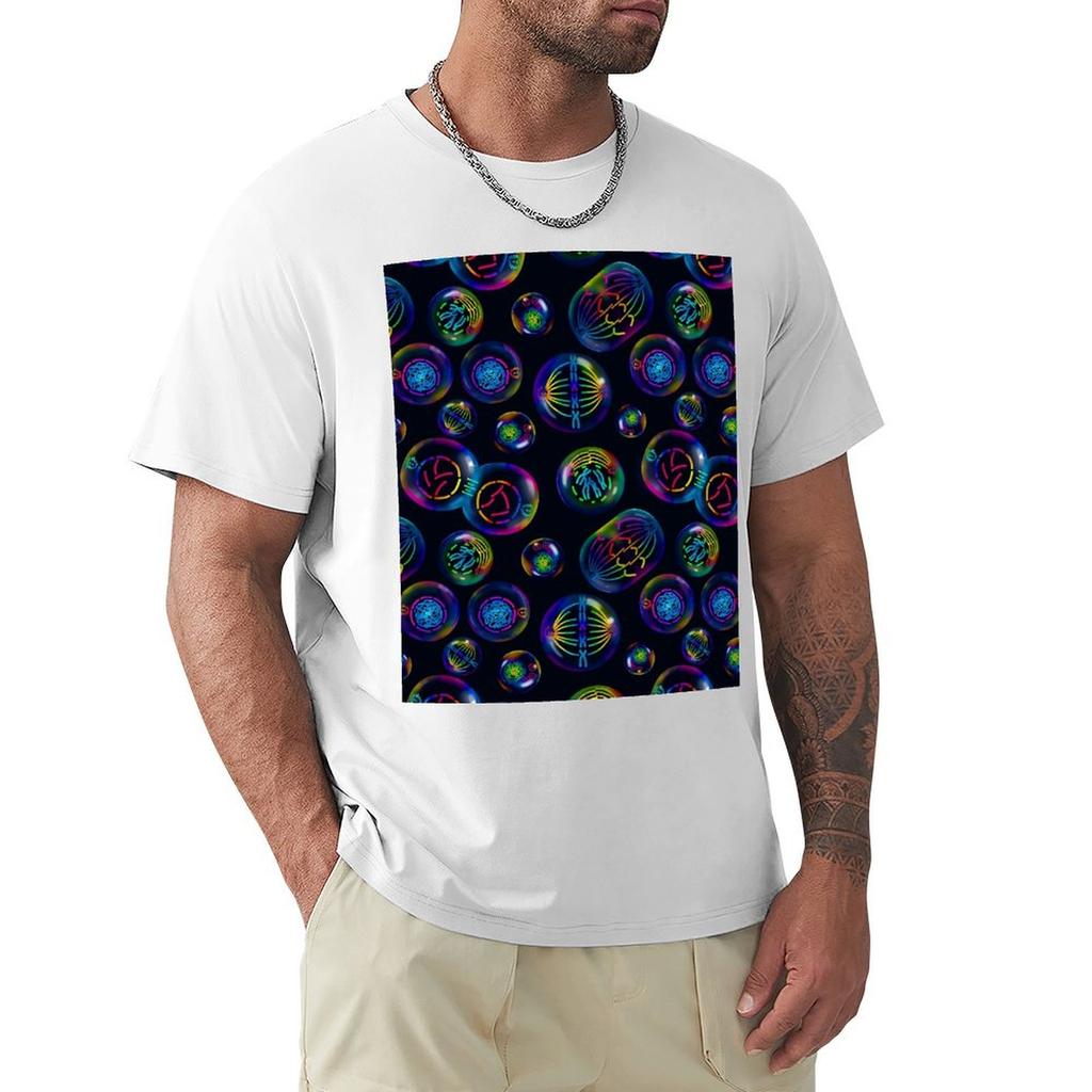 Cell Division Pattern TShirt Plus Size Summer Casual TShirt