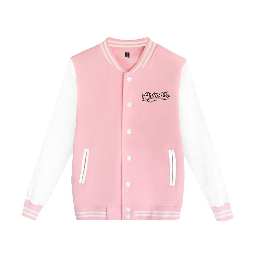 Women Men's Jackets Bomber Jacket Icrimax Baseball Jacket Oversize Outerwear for College Couples Clothing