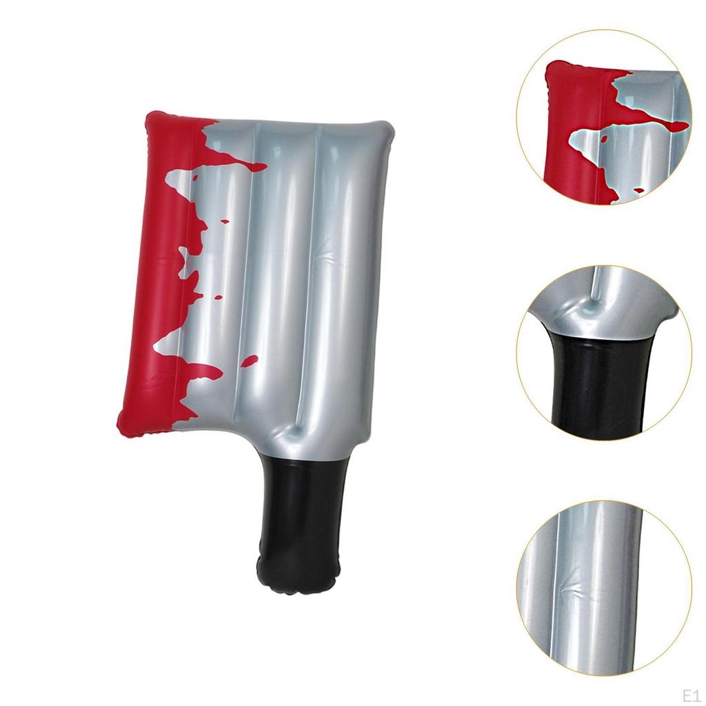 Nadmuchiwany rekwizyt noża na Halloween, fałszywa interaktywna zabawka, straszny, solidny, przenośny horror