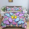 3D Printed Bedding Set Butterfly Pattern Duvet Cover Comforter Covers Single Twin King Size Quilt Cover With Pillowcase