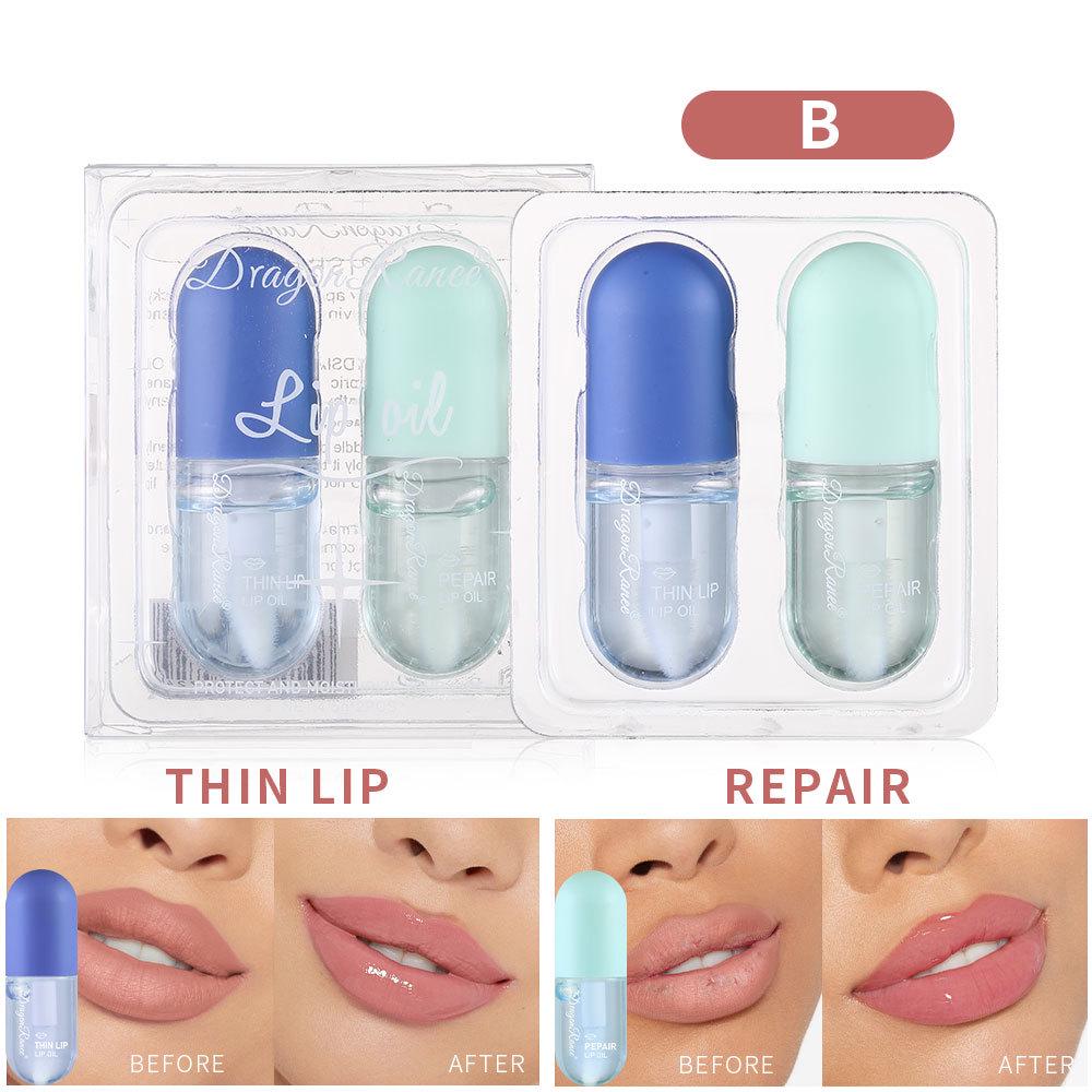 DragonRanee Ginger Mint Lip Plumper Serum - Moisturizing for Full, Thick Lips