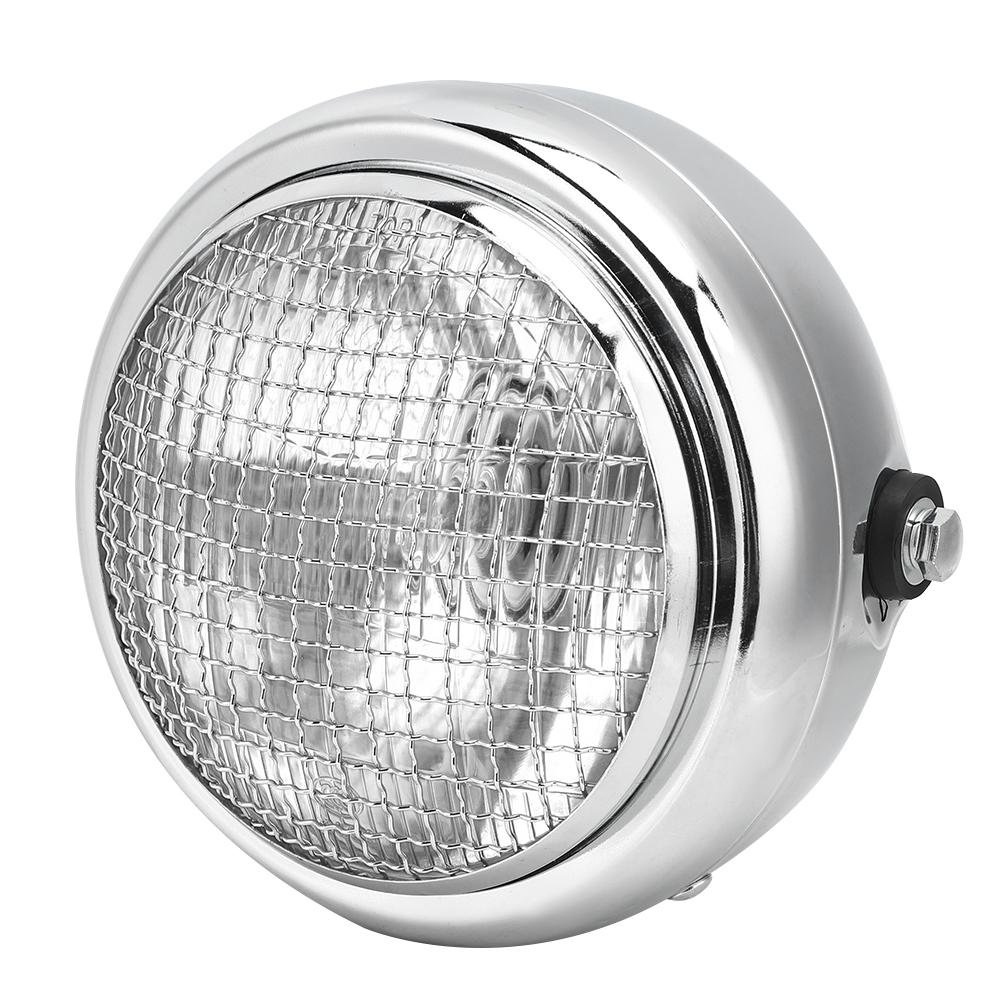 

7in 55W Motorcycle Grill Hdlight Vintage High/Low Bm Halogen Hd Lamp Electroplate