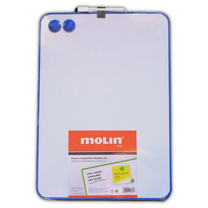 Whiteboard A3 - Molin - 29x42 cm - Inklusive Markern - Leicht - Leicht abwischbar - Ideal für Büro