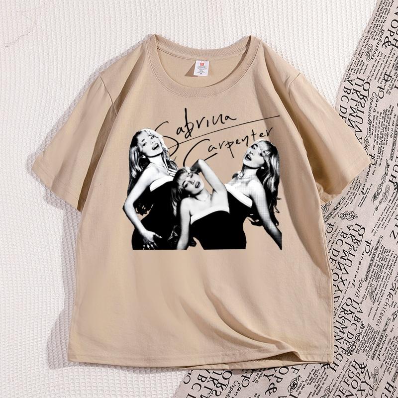 Sabrina Vintage Tshirt Y2k Unisexs Best Friend Carpenter Espresso T Shirt Casual Cotton Short Sleeve Round Neck Tshirt Clothes