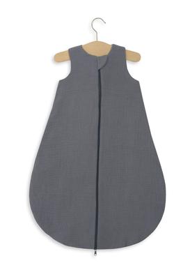 Rounded Muslin Sleeping Bag for Children M 6-12 Months Summer TOG 1.0 - Anthracite