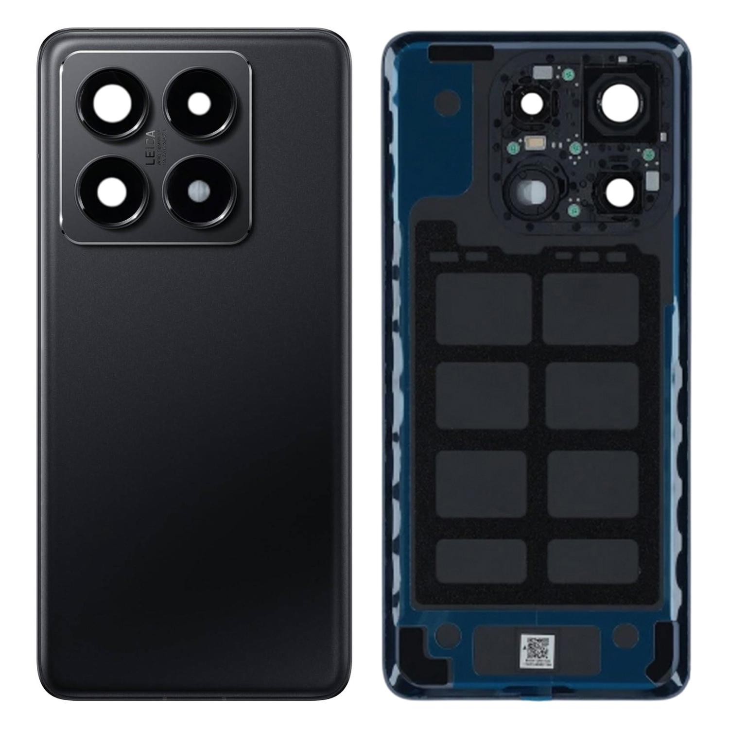 

For Xiaomi 14T Pro Back Battery Housing Cover with Camera Ring Lens Cover Spare Part (Without Logo) Black