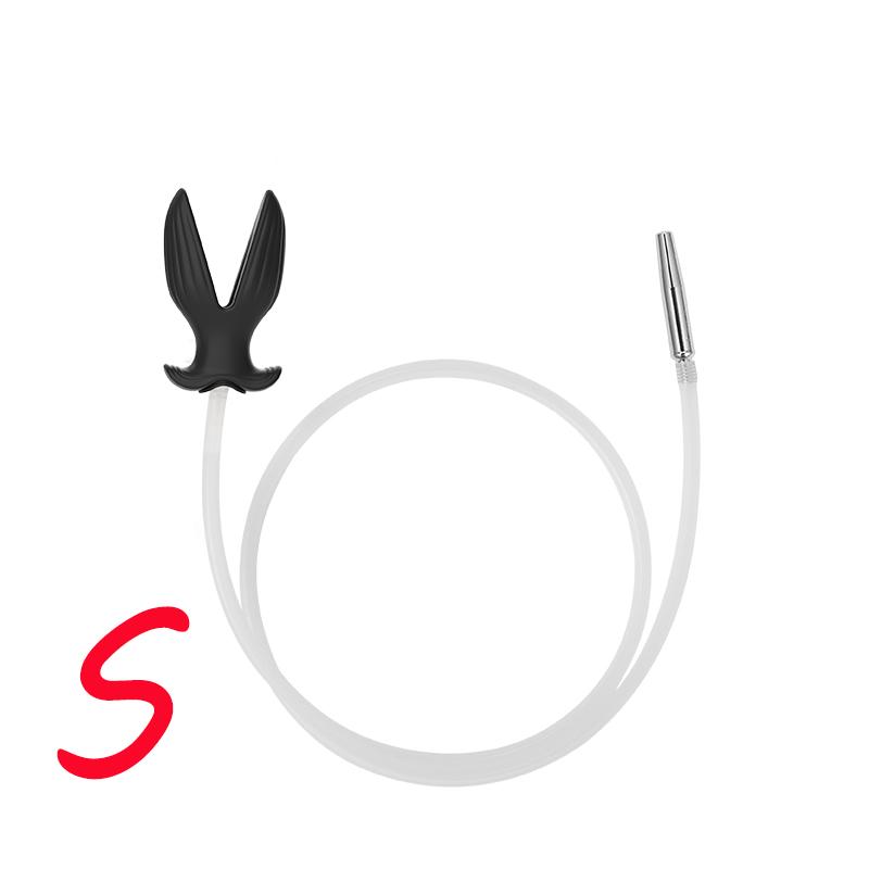 New Tunnel Anal Butt Plug Stretcher,with Stopper Hollow Analplug Enema Butplug,Vagina Ass Anus Dilator, Sex Toys for Couples