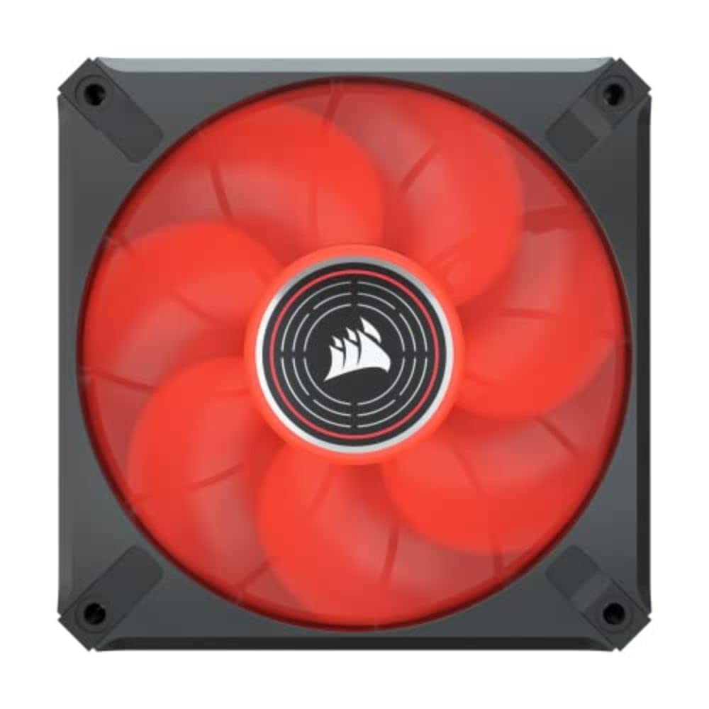 CORSAIR ML120 LED 120mm Magnetic Levitation Red LED Fan with Single Pack ELITE, AirGuide, CO-9050120-WW