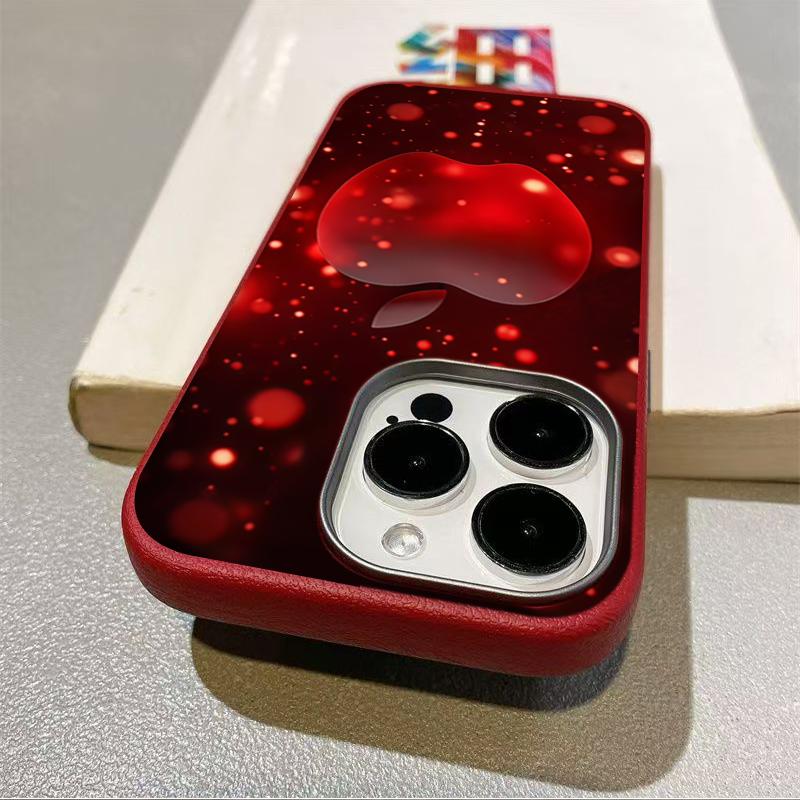 Red Aesthetic Light Spot For Apple Pattern Phone Case For iPhone 17 16 Pro 16E 15 14 13 12 11 Pro Max 17 Air X XS 7 8 Plus Cover