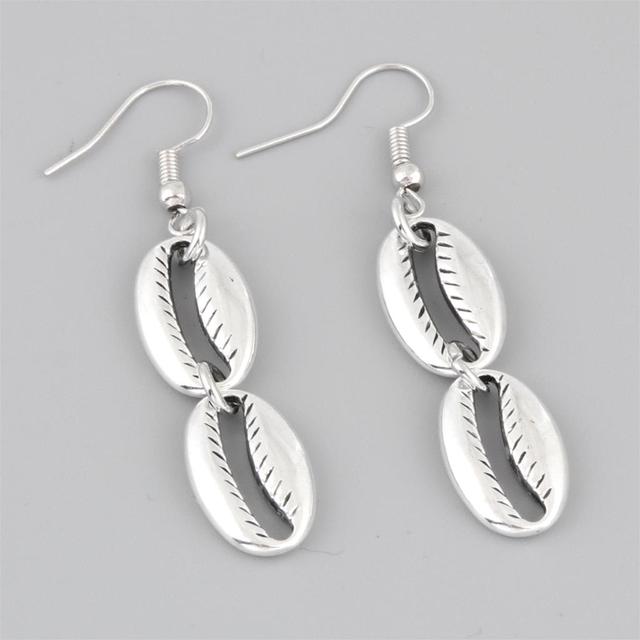 Bohemian Brincos Sea Shell Conch Ohrringe Für Frauen Gold Farbe Baumeln Ohrring Femal Strand Sommer Jewerly