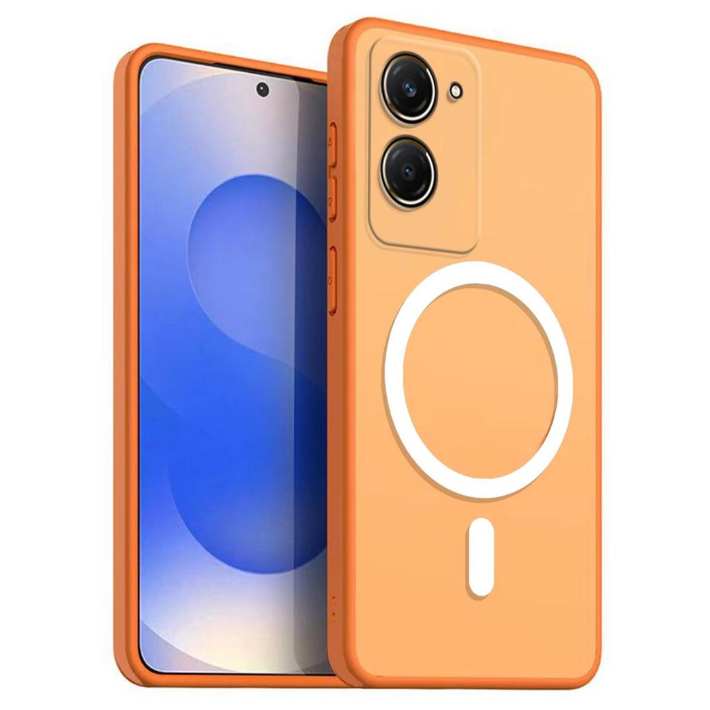 Magnetic Iron Ring Phone Case for Vivo Y28s 5G,Y18s,Y03t Matte Soft TPU Shockproof Cover