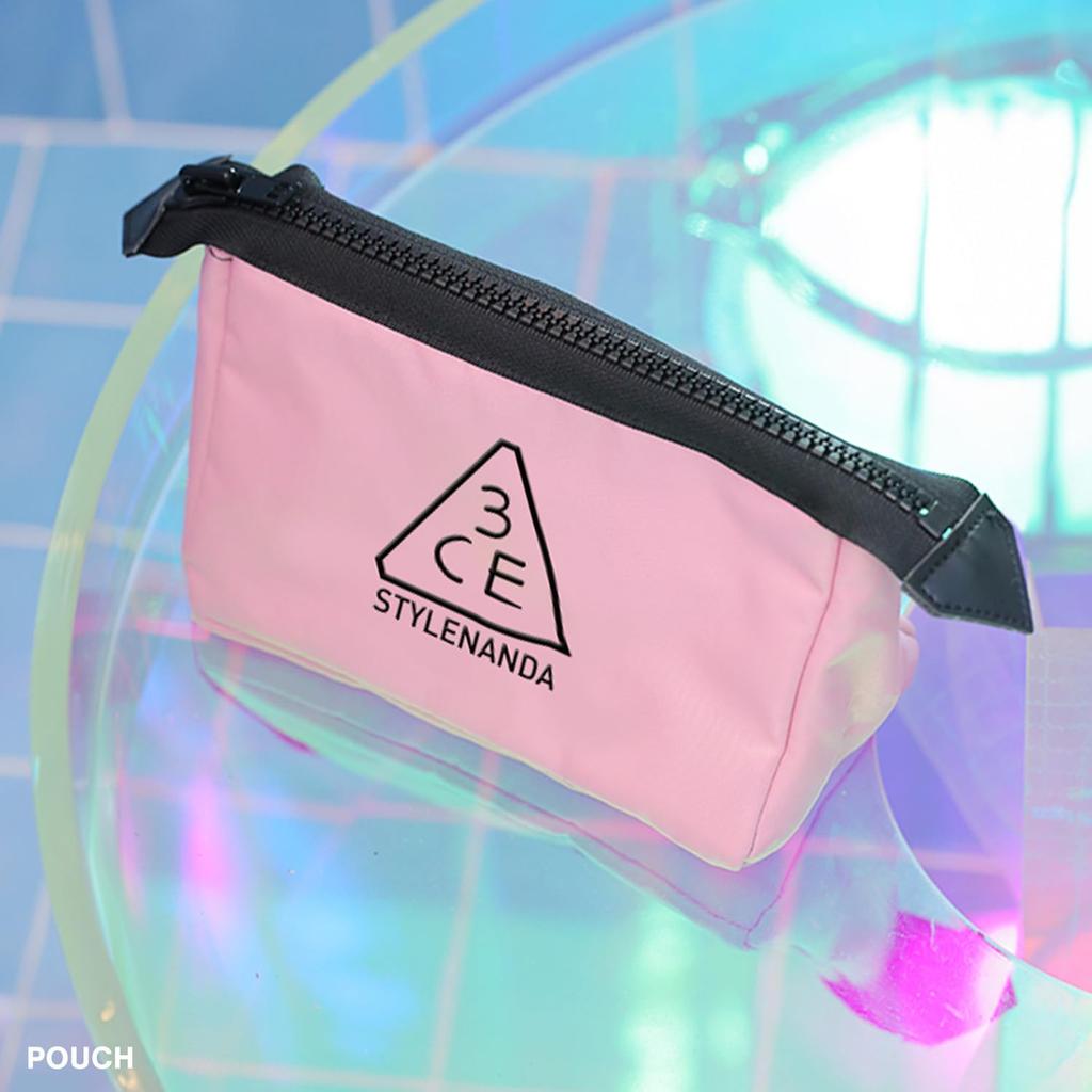 3CE Makeup Cosmetic Mini Travel Pouch Pouch, Black, Pouch, Pouch, Pouch,
