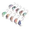 10PCS Built-in Rattle Crankbait Lures 3cm 1.5g Swimbait Lures Topwater Lures  for Bass Trout Pike