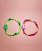 Bonbeau Neon Color Smile Beads Bracelet