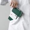 PAPERIDEAS Classic New A6 Pocket Size x with Elastic New Color Olive Notebook, Hardcover, (10.6cm 15.1cm), Band, (Grid, Green)