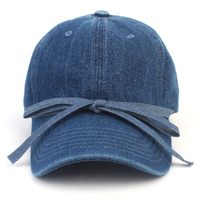 Universal chemistry String Ribbon Denim Ballcap denim ball Cap