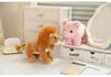 Crawl Simulation Plush Toy: Deer, Raccoon, Fox, Panda Animal Figures - Desk Companion & Ornament Gift