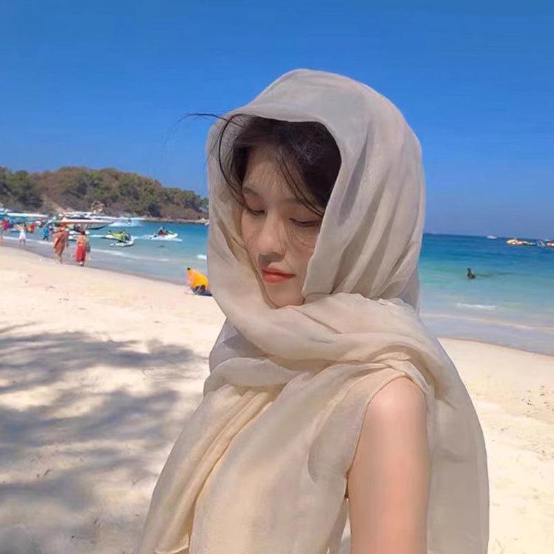 Damski podróżny szal szal do ochrony przed słońcem pustynnym