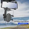360° Multi-function AR Car Rearview Mirror Phone Holder - Unobstructed View