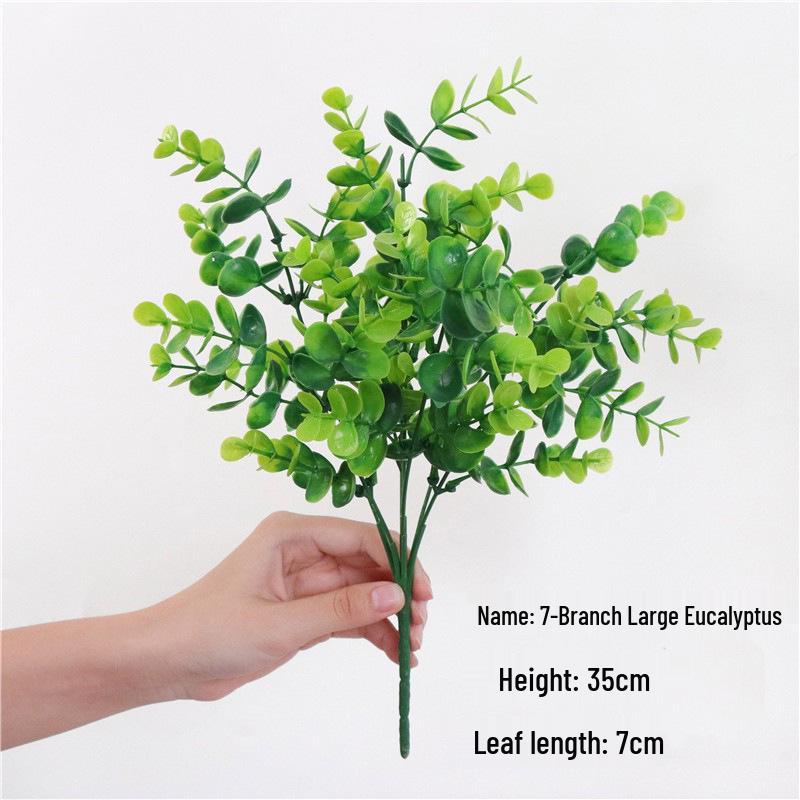 Artificial Green Plant Bundle: Decorative Plastic Grass, Water Grass, Plastic Flower, and Fern.