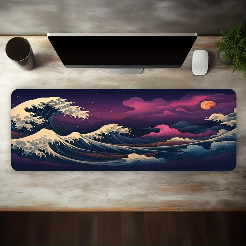 Work Comfort Mouse Pad Large Gaming Desk Mat Cloth Surface Anti Slip Rubber Base for PC Laptop Keyboard