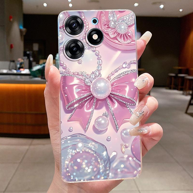For Tecno Spark 10 Pro KI7 Back Cover Tecno Spark 10 Pro Case K17 Aesthetic Fashion Butterfly Flowers Clear Soft TPU Phone Case