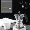 Pratique-Cafetière Moka, Machine à Espresso pour Cuisinière 4 Tasses - Machine à Percolateur à Café Cubain Cafetière Espresso Italienne Moka Premium