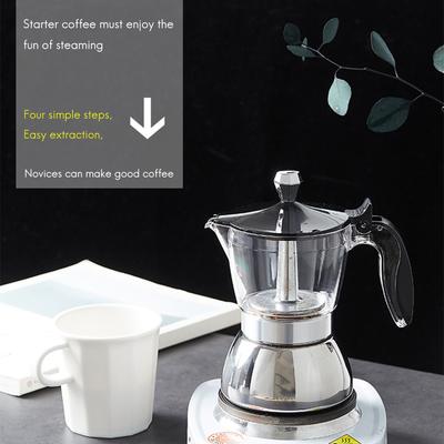 Practical-Moka Pot, 4 Cup Stovetop Espresso Maker -Cuban Coffee Percolator Machine Premium Moka Italian Espresso Coffee Maker